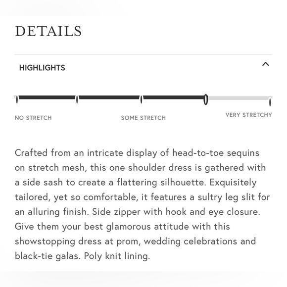 NWT New Aidan by Aidan Mattox One Shoulder Sequin Gown Size 2 - Picture 5 of 11